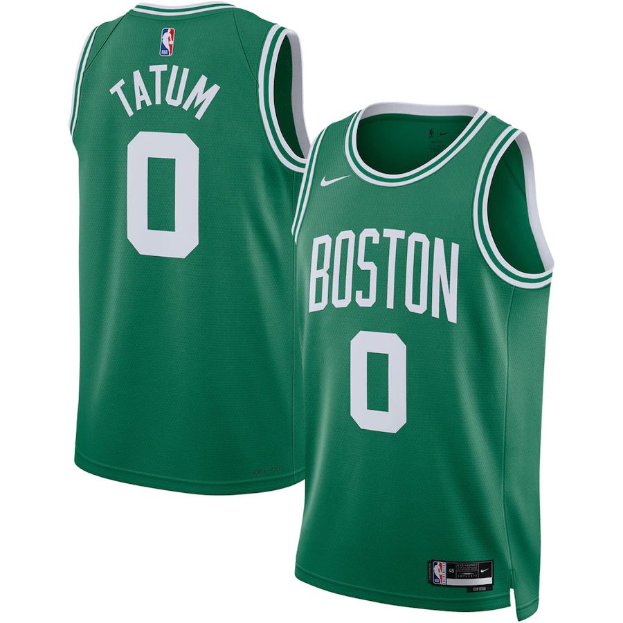Men Boston Celtics #0 Jayson Tatum Nike Kelly Green Icon Edition 2022-23 Swingman NBA Jersey